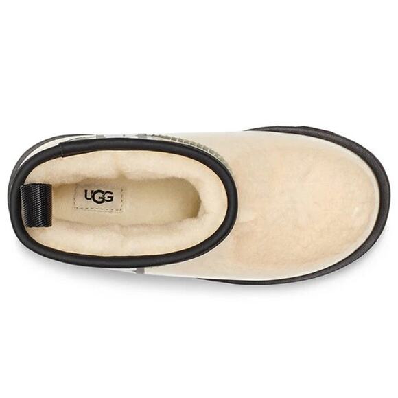 NEW UGG Classic Clear Mini Boots White Kids Sz 6Y 1112386K Grade School - Picture 8 of 11